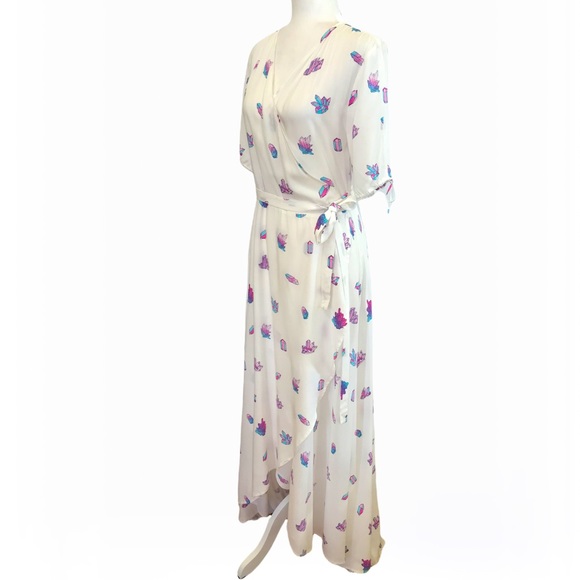 Wildfox Wrap Allover Print Women’s Maxi Dress -S/M - Picture 5 of 16